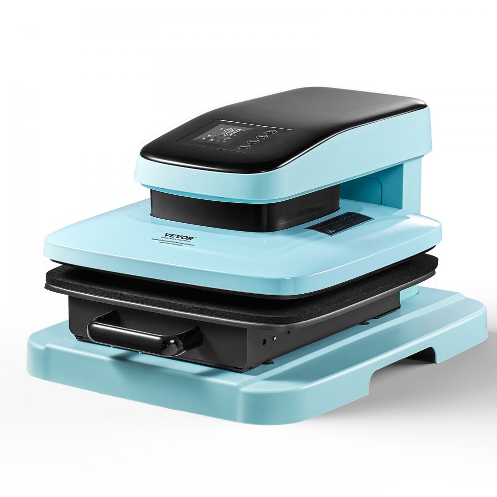 VEVOR - Kit de prensa térmica automática 2 en 1 para camisetas de 15 x 15 pulgadas con liberación automática, compatible con vasos de 11-30 oz, ideal para proyectos de transferencia térmica por sublimación.