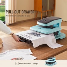 VEVOR Máquina de prensa de calor automática, máquina de prensa de camisetas inteligente de 15 x 15 pulgadas con liberación automática, se calienta rápida y uniformemente, prensa de calor de sublimación para camisetas, sublimación, vinilo, proyectos de transferencia de calor