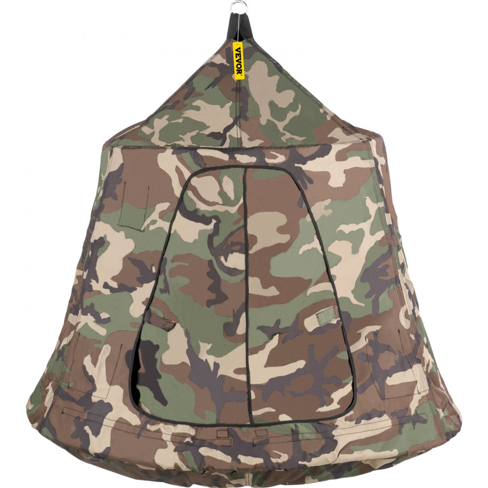 Tienda de campaña colgante para árbol VEVOR, capacidad máxima de 200 kg, hamaca colgante con luces LED decorativas de arcoíris, cojín inflable, hamaca de techo, ideal para niños y adultos, interior y exterior.