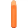 Arco inflable VEVOR alto de color naranja, forma vertical delgada, fondo liso.