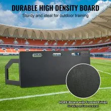 VEVOR Tabla de rebote de fútbol, ​​pared de fútbol portátil de 40 x 16 pulgadas con rebote de 2 ángulos, tabla de rebote plegable de HDPE, equipo de entrenamiento de fútbol para niños y adultos, práctica de pases y tiros