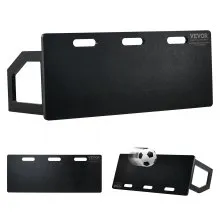VEVOR Tabla de rebote de fútbol, ​​pared de fútbol portátil de 40 x 16 pulgadas con rebote de 2 ángulos, tabla de rebote plegable de HDPE, equipo de entrenamiento de fútbol para niños y adultos, práctica de pases y tiros
