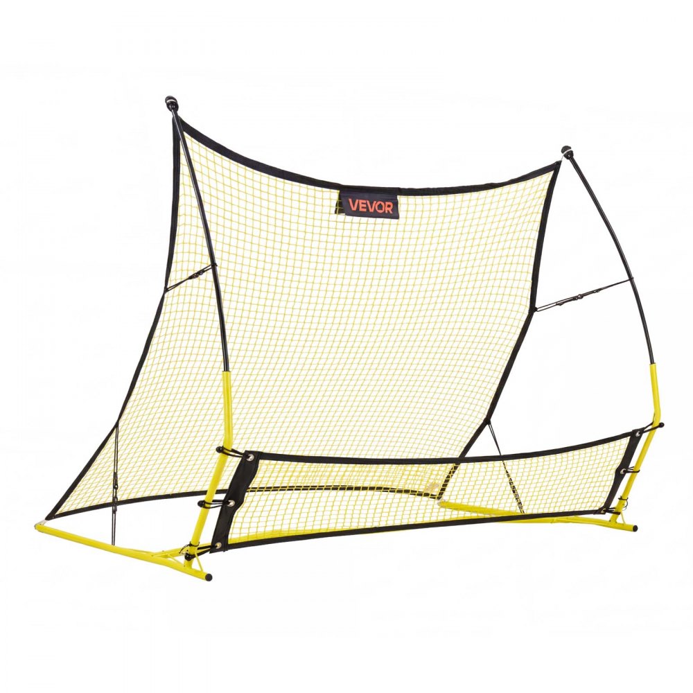 VEVOR Red de Rebote para Fútbol 1700 x 1500 mm, Portería de Fútbol, Postes de Fibra de Vidrio y Tubo de Hierro para Control Individual y en Equipo, Práctica de Pases, para Adolescentes y Adultos
