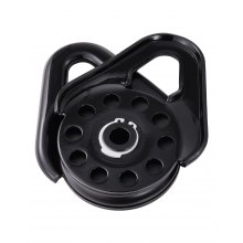 Bloque de arranque VEVOR de 14,5 toneladas para recuperación de cabrestante, resistente, con resistencia a la rotura de 32 000 lb, compatible con cuerda de 3/8 de pulgada, accesorio compacto para recuperación todoterreno para remolque y recuperación en camiones, tractores, vehículos todo terreno y UTV.