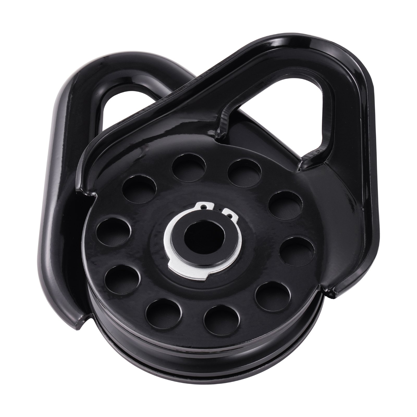 Bloque de arranque VEVOR de 14,5 toneladas para recuperación de cabrestante, resistente, con resistencia a la rotura de 32 000 lb, compatible con cuerda de 3/8 de pulgada, accesorio compacto para recuperación todoterreno para remolque y recuperación en camiones, tractores, vehículos todo terreno y UTV.