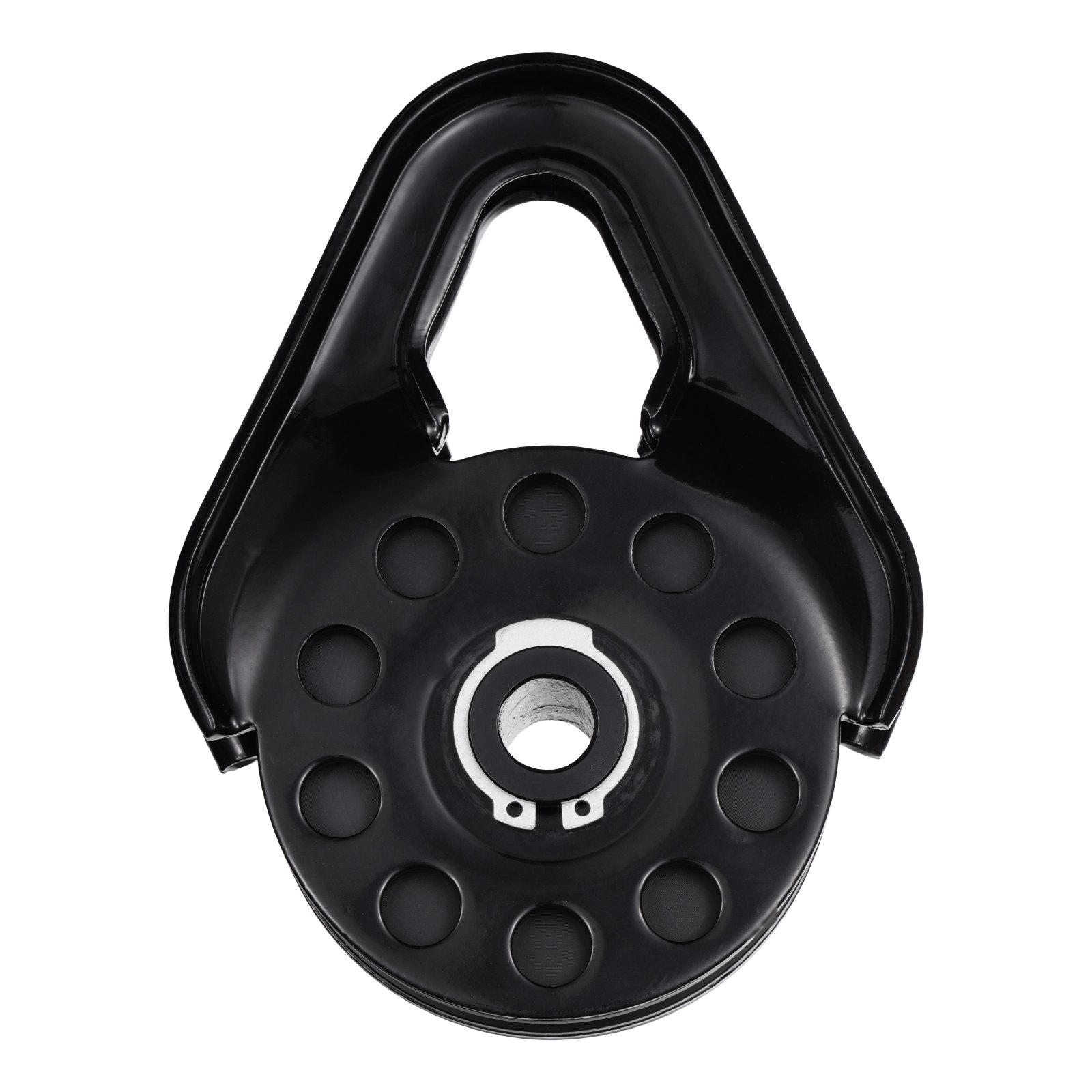 Bloque de arranque VEVOR de 14,5 toneladas para recuperación de cabrestante, resistente, con resistencia a la rotura de 32 000 lb, compatible con cuerda de 3/8 de pulgada, accesorio compacto para recuperación todoterreno para remolque y recuperación en camiones, tractores, vehículos todo terreno y UTV.