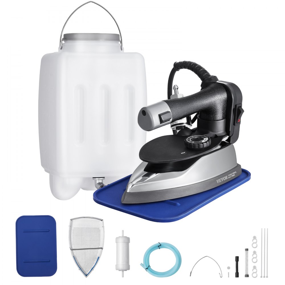 Plancha de vapor con alimentación por gravedad de 1000 W Plancha con alimentación por gravedad con tanque de 3,5 L Eléctrica