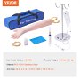 VEVOR Kit de práctica de flebotomía, kit de entrenamiento intravenoso de venopunción intravenosa, kit de brazo de práctica IV de alta simulación con bolsa de transporte, práctica y habilidades intravenosas perfectas, para estudiantes, enfermeras y profesionales