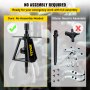 Extractor de engranajes VEVOR de 3 mordazas, manual con capacidad de 5 toneladas, alcance de 13" a 21.6" y rango de separación de 3.9" a 7.9", longitud de husillo de 11", herramientas para extracción de engranajes deslizantes, poleas y volantes.
