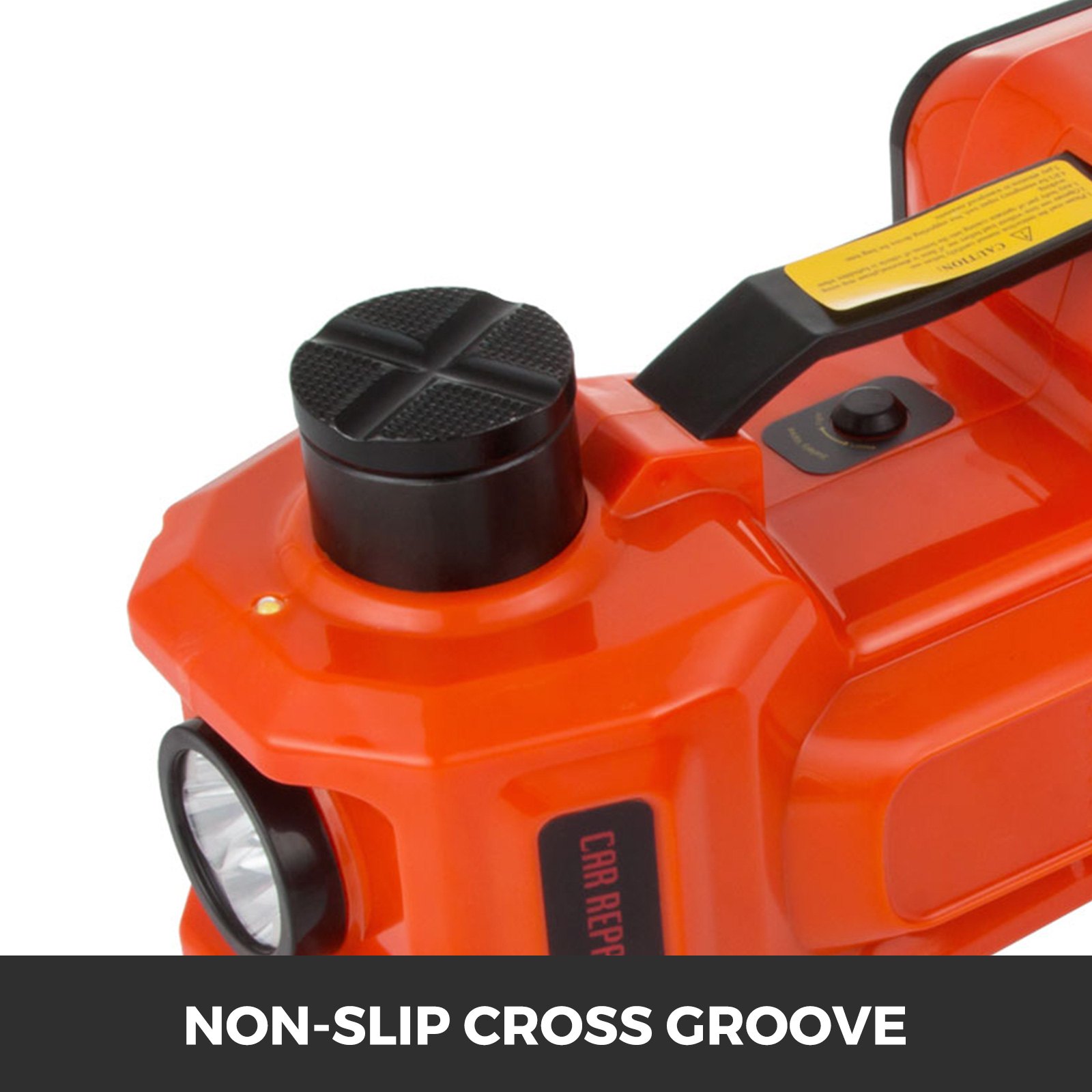 VEVOR Gato eléctrico para automóvil, Gato hidráulico eléctrico de 3 toneladas (6600 lbs) con bomba de inflado de neumáticos y llave eléctrica, Gato de piso para automóvil de 12 V CC Elevador eléctrico para un cambio de neumático de emergencia