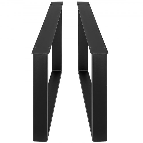 Mesa de Comedor de Metal con Marco de Patas de Mesa Negro 700x720MM