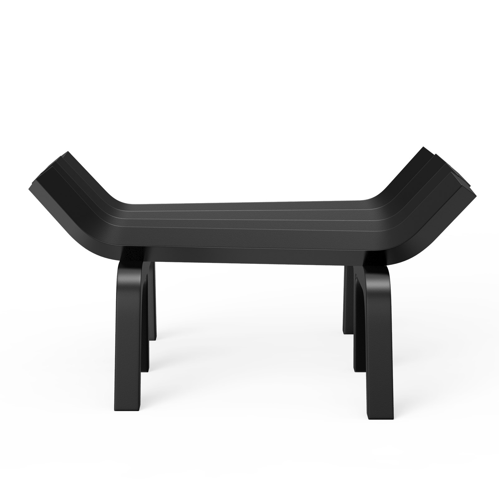 VEVOR Rejilla para leña para chimenea, rejilla resistente para chimenea de 18 pulgadas con 6 patas de apoyo, barras de acero con recubrimiento de polvo sólido de 3/4 pulgadas, soporte para leña para chimenea interior y exterior