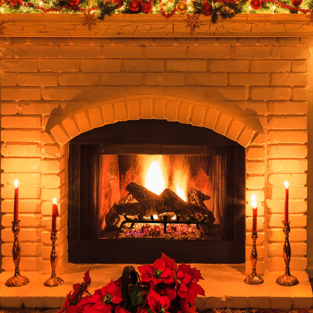 VEVOR Rejilla para leña para chimenea, rejilla resistente para chimenea de 30 pulgadas con 6 patas de apoyo, barras de acero con recubrimiento de polvo sólido de 3/4 pulgadas, soporte para leña para chimenea interior y exterior