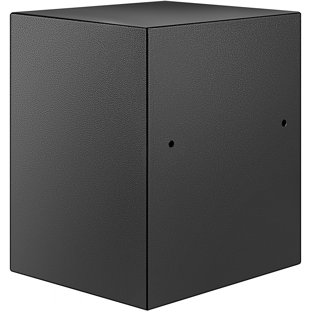 Caja de seguridad VEVOR de 1.7 pies cúbicos con huella dactilar para dinero, 2 llaves y teclado digital, caja de seguridad de acero Q235 para guardar efectivo, joyas, pistolas, documentos y relojes en casa, oficina y hotel.