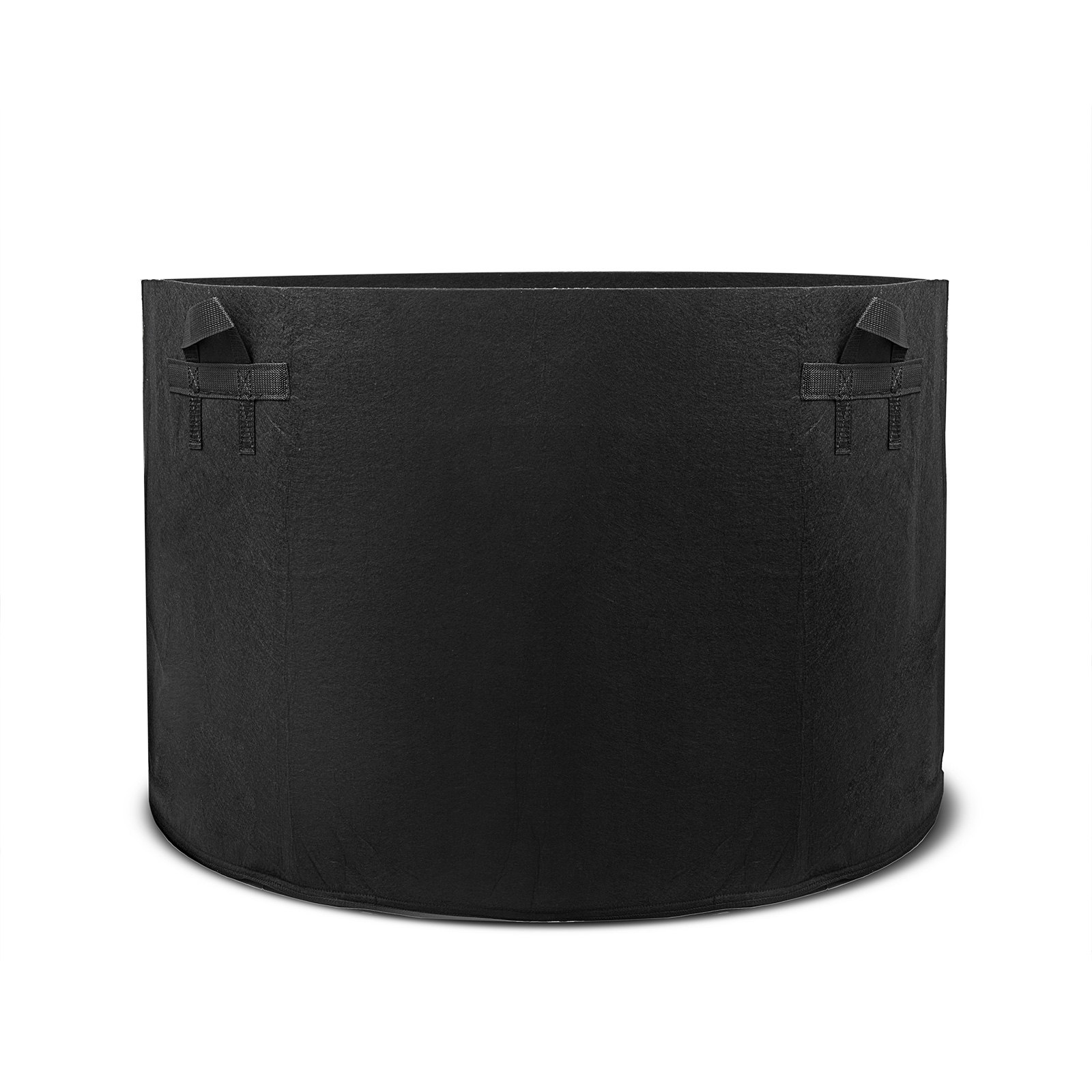 Bolsas de cultivo VEVOR, paquete de 12, de 65 galones, con asas, lavables y reutilizables, color negro. Macetas de tela con ventilación para jardín.
