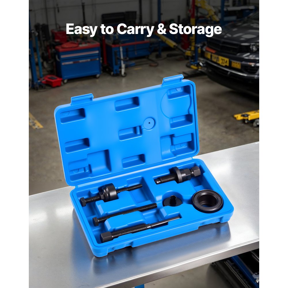 VEVOR - Juego de herramientas para instalar y extraer poleas de bomba de dirección asistida, compatible con vehículos Ford, GM V6 y VW. Herramientas para instalar y extraer poleas de bomba de dirección asistida.