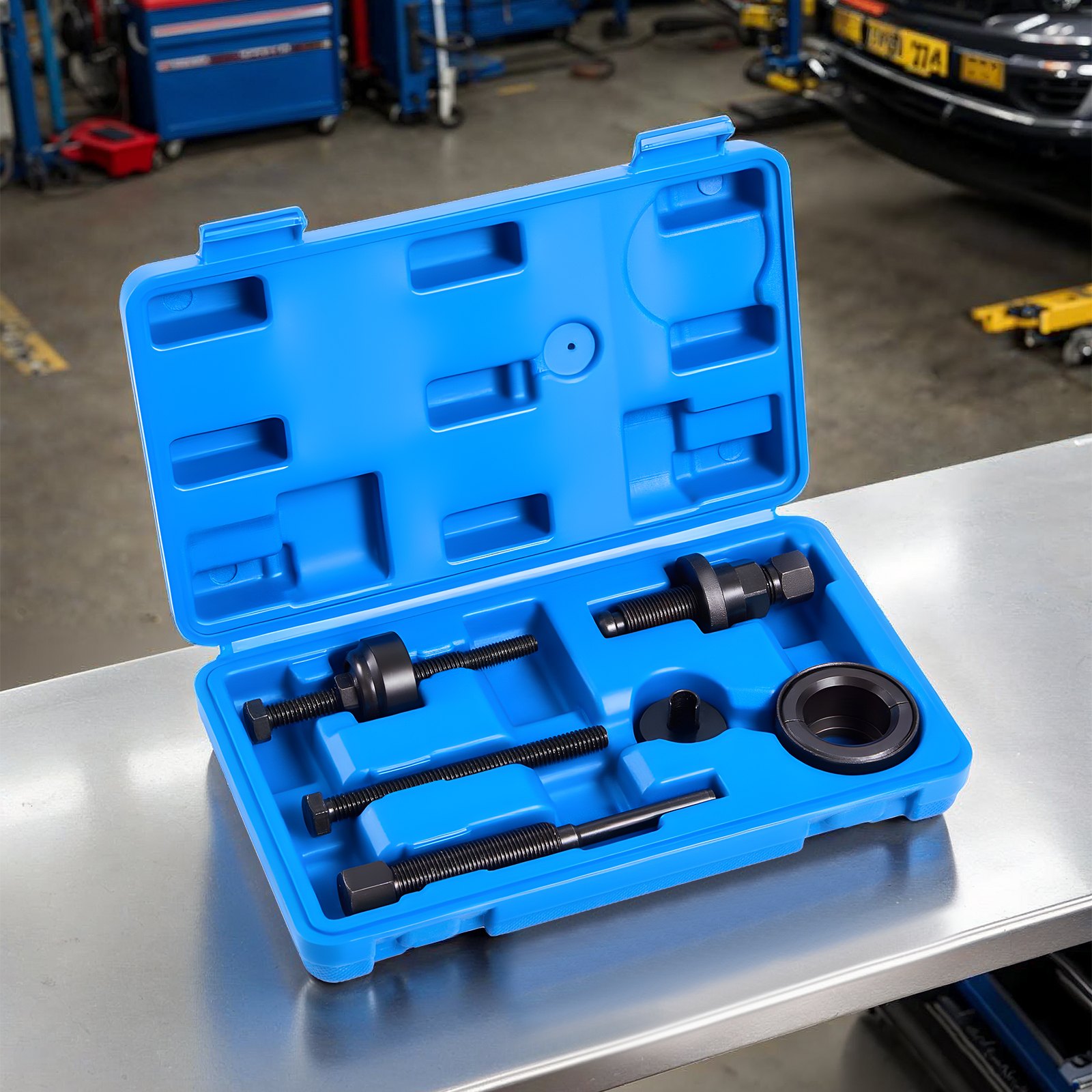 VEVOR - Juego de herramientas para instalar y extraer poleas de bomba de dirección asistida, compatible con vehículos Ford, GM V6 y VW. Herramientas para instalar y extraer poleas de bomba de dirección asistida.