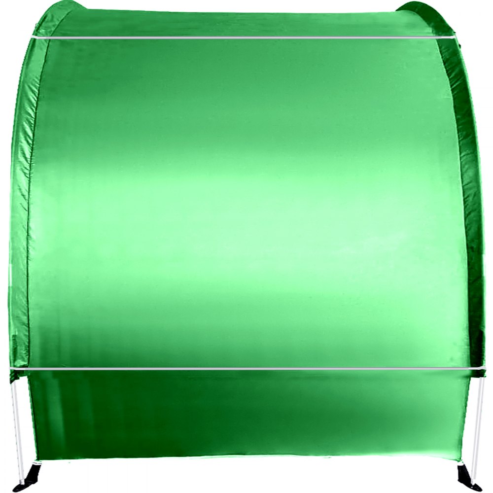 VEVOR Carpa para Guardar Bicicletas con Bolsa de Transporte, Tela Oxford 420D Portátil para 4 Bicicletas para Exteriores, Impermeable, Antipolvo, Resistente para Bicicletas, Cortacésped, Verde
