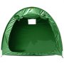 VEVOR Carpa para Guardar Bicicletas con Bolsa de Transporte, Tela Oxford 420D Portátil para 4 Bicicletas para Exteriores, Impermeable, Antipolvo, Resistente para Bicicletas, Cortacésped, Verde