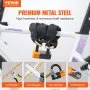 Candado de cadena para bicicleta VEVOR, 1 m con 4 llaves, resistente, de acero y metal, antirrobo, de alta seguridad, perfecto para bicicletas, motocicletas, scooters, puertas, vallas o portones, 14 mm