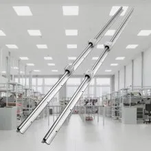 VEVOR Juego de rieles de guía lineal, SBR20 1500 mm, 2 PCS 59 in/1500 mm SBR20 Rieles de guía y 4 PCS SBR20UU Bloques deslizantes, rieles lineales y kit de rodamientos para máquinas automatizadas Proyecto de bricolaje Máquinas de enrutador CNC