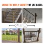 Barandillas de escalera VEVOR en diversos entornos, que muestran un uso versátil en escaleras y barandillas.