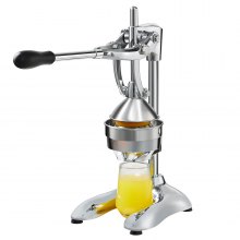 VEVOR Prensa de jugo de cítricos, prensa manual exprimidor de naranja, exprimidor manual de cítricos de grado comercial, exprimidor de limón, exprimidor de frutas fácil de limpiar para jugo de limón, granada y naranja