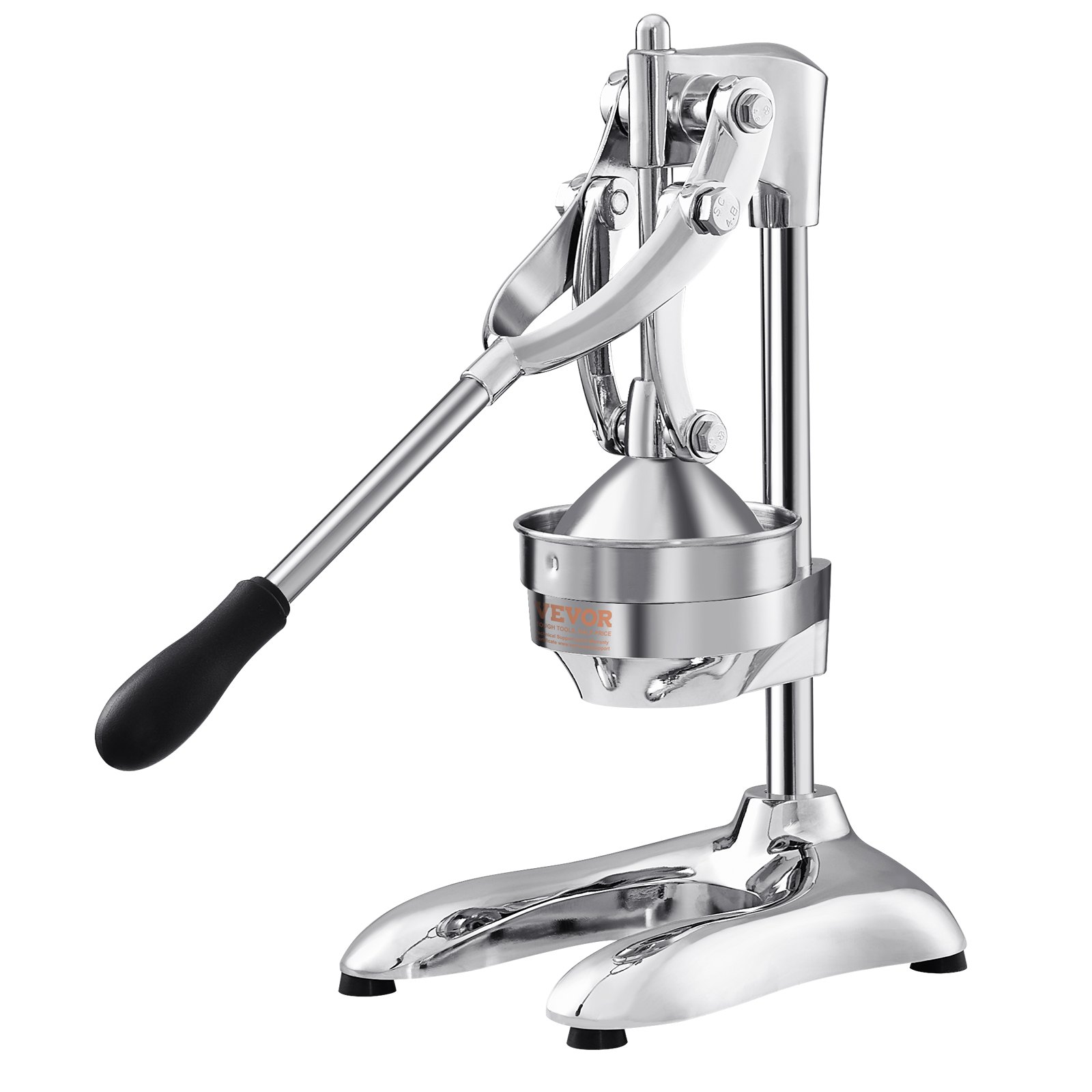 Exprimidor de cítricos VEVOR, exprimidor manual de naranjas, exprimidor de cítricos de grado comercial, exprimidor de frutas fácil de limpiar para jugo de limón, granada y naranja.