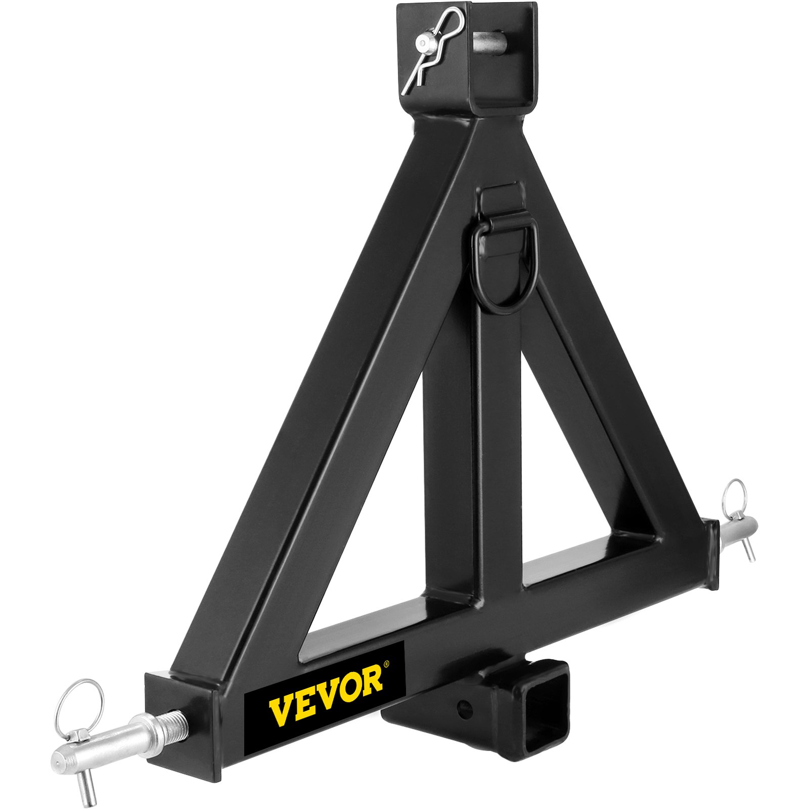 Enganche de remolque de 3 puntos VEVOR, enganche receptor de 2 pulgadas, categoría 1, accesorios de enganche de 33 pulgadas, adaptador de barra de tiro de enganche de remolque, negro (enganche de remolque de servicio pesado)