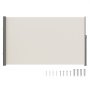 VEVOR Toldo retráctil beige de 71''*118'': aluminio resistente y resistente al óxido; Pantalla de sol para patio; Divisor de privacidad; Pantalla de viento. Vida útil más larga, adecuada para patios, azoteas y piscinas