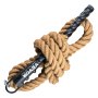 Cuerda de escalada VEVOR para gimnasio, 3,8 cm de diámetro, 9 m de longitud. Cuerda de entrenamiento para gimnasio y fitness, ideal para adultos. Cuerda de escalada para entrenamiento físico y de fuerza. Ejercicios de escalada y entrenamiento en casa.