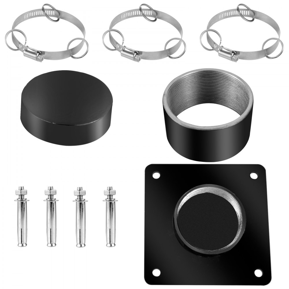 VEVOR Poste para sombra de sol, poste de vela de 85 pulgadas, poste de vela de 3 pulgadas de diámetro, poste de vela de estructura de acero, poste de sombra extensible con recubrimiento en polvo adecuado para césped, jardín, cubierta de madera, patio trasero, patio de juegos