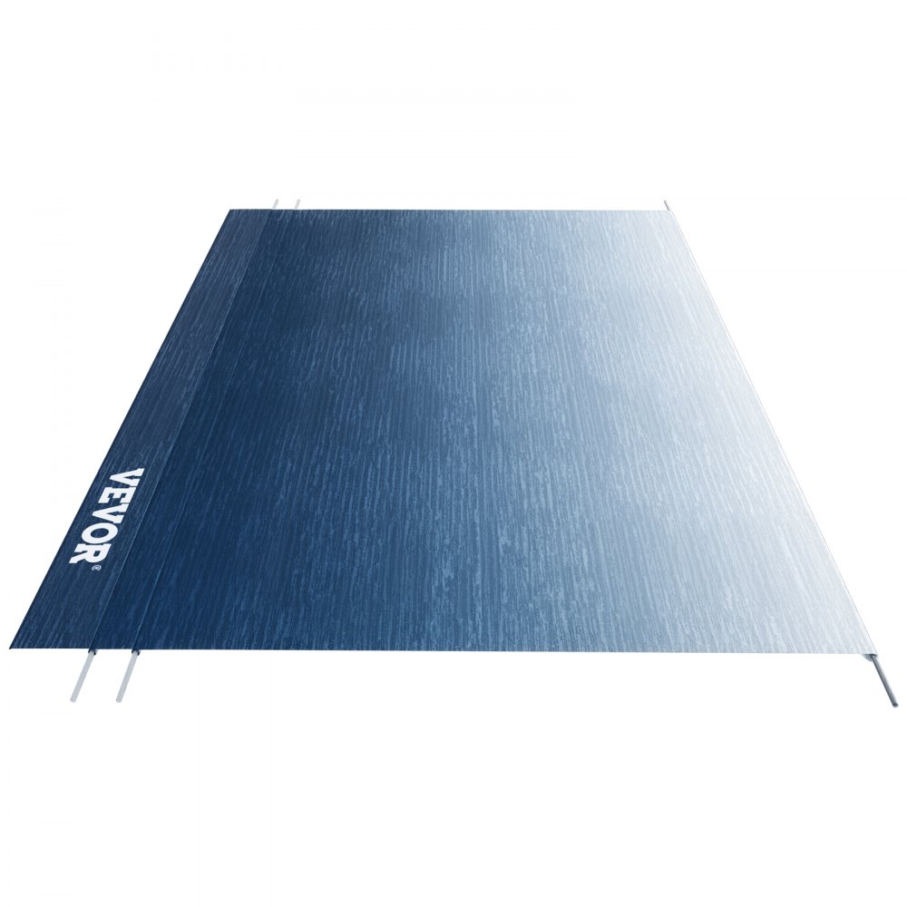 Reemplazo de tela de toldo VEVOR RV, tamaño de 14 pies, parasol impermeable de vinilo de 15 oz, tela de repuesto para toldo exterior RV para toldos de caravana, remolque y casa rodante, azul pizarra