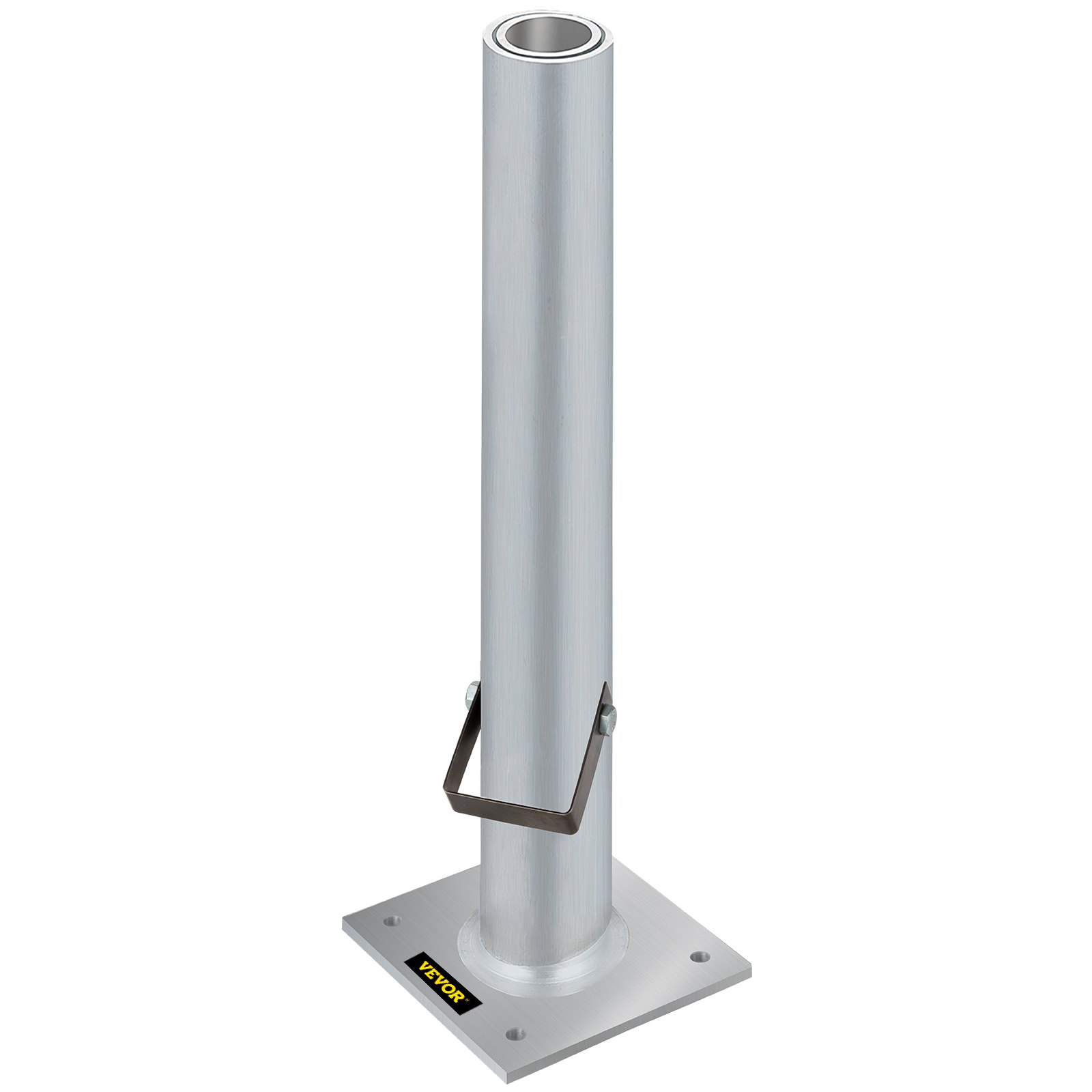 Base de sombrilla VEVOR, construcción de acero resistente con placa de montaje cuadrada.