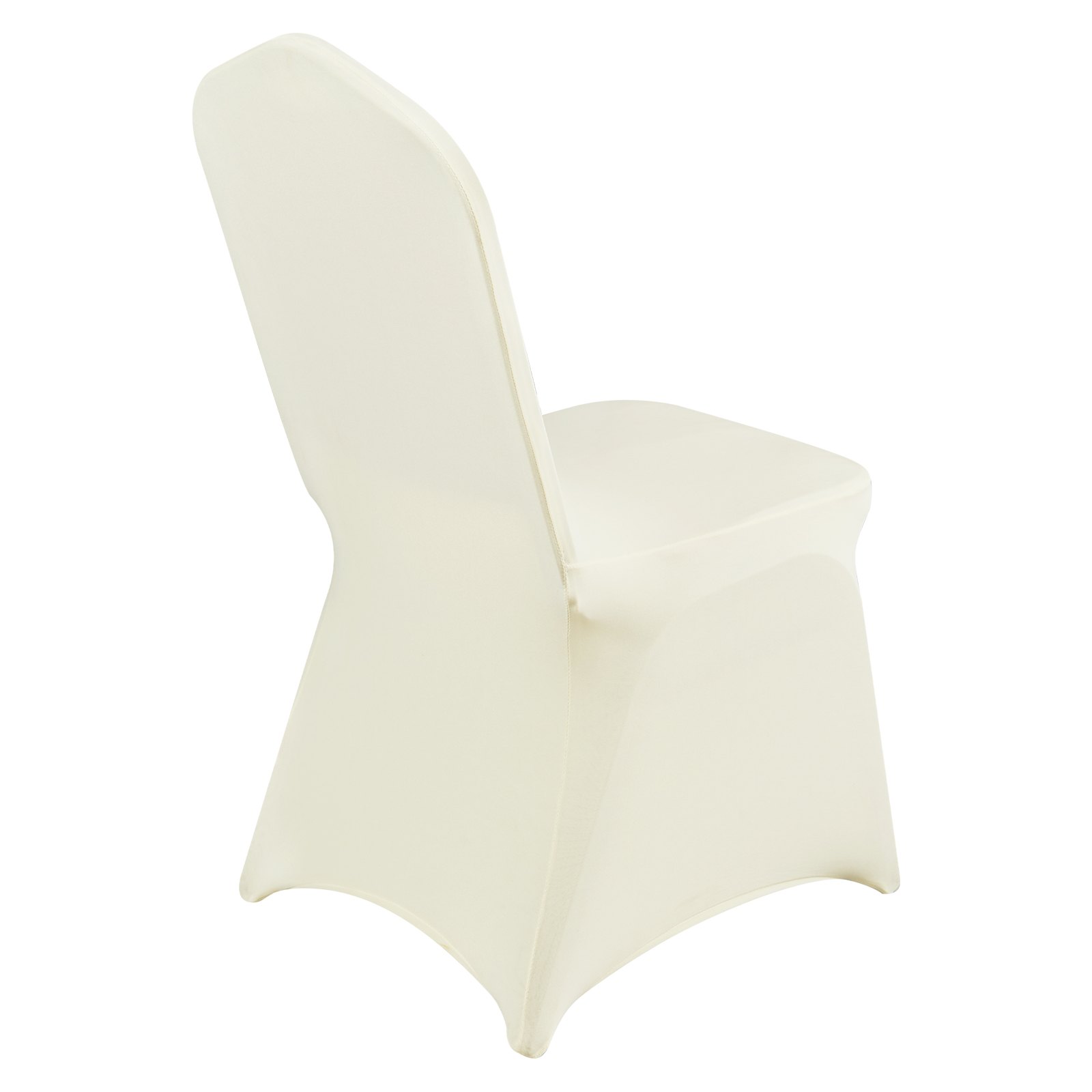 Funda de silla VEVOR de color crema para una silla de comedor estándar.