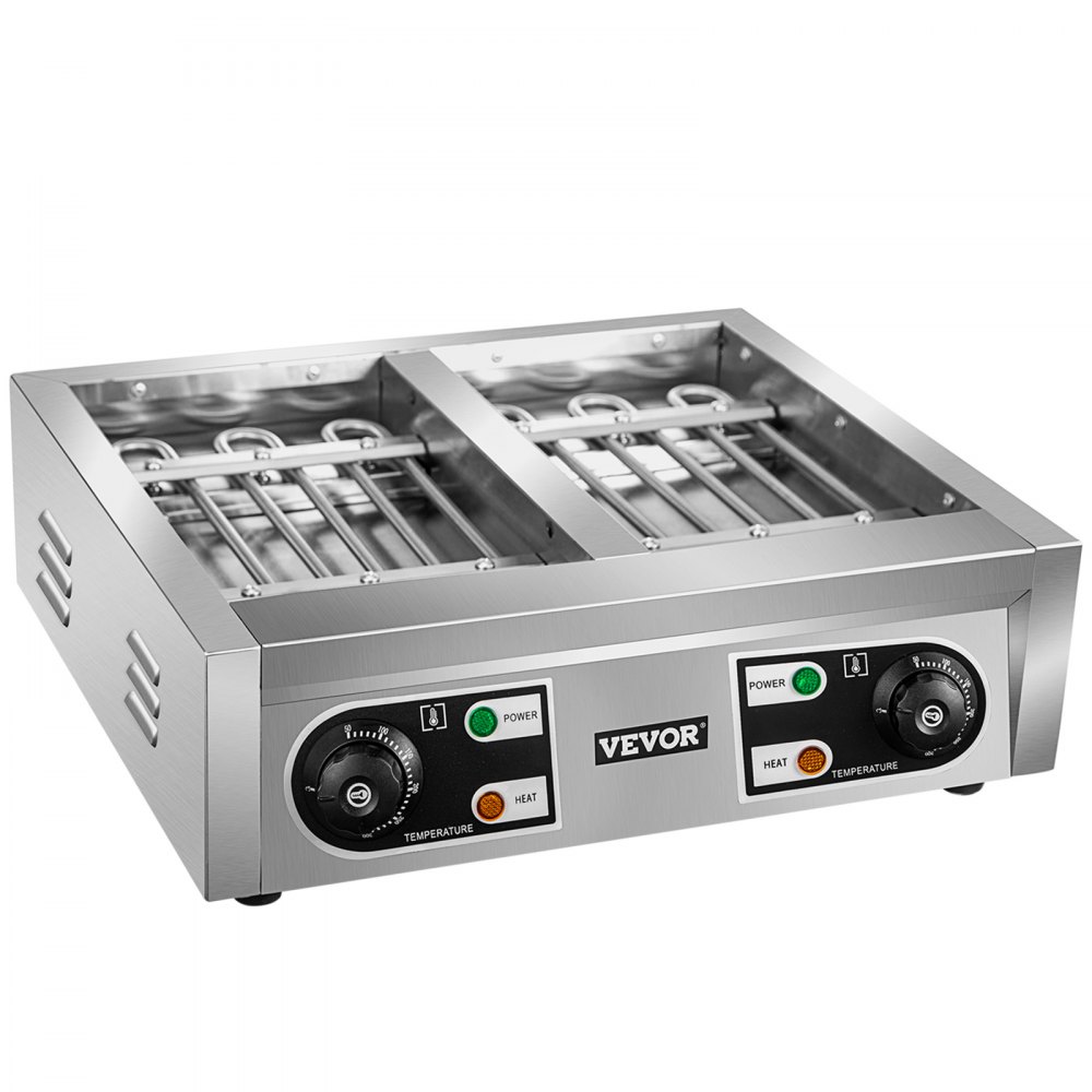 VEVOR Commercial Takoyaki Maker, 56 piezas de máquina japonesa de bolas de pescado de pulpo, máquina de parrilla Takoyaki de calentamiento de 2 kW, máquina de albóndigas de pulpo con 2 placas antiadherentes, máquina de bolas de pescado con control de temperatura independiente