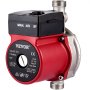 Bomba de recirculación de agua caliente VEVOR, roja y plateada con configuraciones manual, automática y apagada