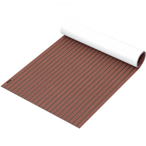 Almohadilla de hoja de cubierta de teca para suelo de barco marino de espuma EVA de 94,5x47,2''