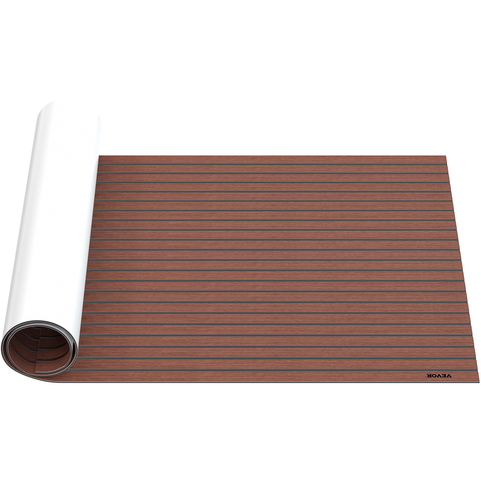 Almohadilla de hoja de cubierta de teca para suelo de barco marino de espuma EVA de 94,5x47,2''