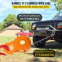 Bloque de arranque VEVOR, límite de carga de trabajo de 11T/25,000 LBS, polea de cabrestante resistente para cuerda sintética de 0,55"/14 mm o grilletes blandos, accesorios de recuperación todoterreno para tractor, camión, ATV y UTV, 1 paquete