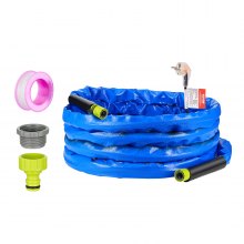 VEVOR Manguera de agua calentada de 25 pies para RV -45 ℉ Manguera de agua potable calentada anticongelante