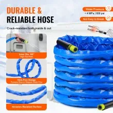 Manguera de agua caliente VEVOR de 50 pies para RV, manguera de agua potable calentada anticongelante de -45 ℉