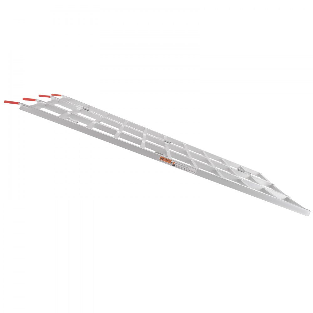VEVOR Rampa de carga de aluminio triple plegable 1500 lbs 77" x 54" para tractores ATV UTV