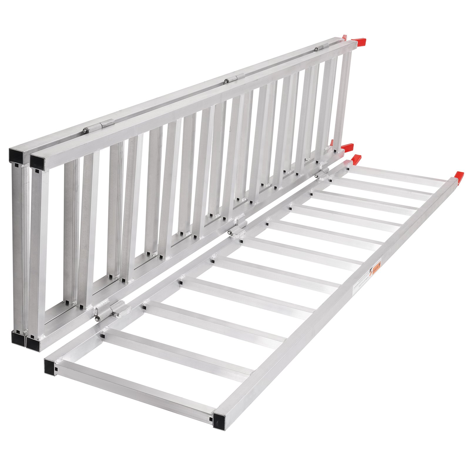 VEVOR Rampa de carga de aluminio triple plegable 1500 lbs 77" x 54" para tractores ATV UTV