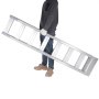 Rampas de aluminio VEVOR, 8810 libras, rampas resistentes con extremo de fijación de gancho superior, rampa de carga universal para motocicleta, tractor, ATV/UTV, camiones, cortacésped, 72 pulgadas de largo x 15 pulgadas de ancho, 2 piezas