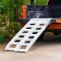 VEVOR Aluminum Ramps, 6800 lbs, Heavy-duty Ramps with Top Hook Attaching End, Universal Loading Ramp for Motorcycle, Tractor, ATV/UTV, Trucks, Lawn Mower, 72"L x 15"W, 2Pcs