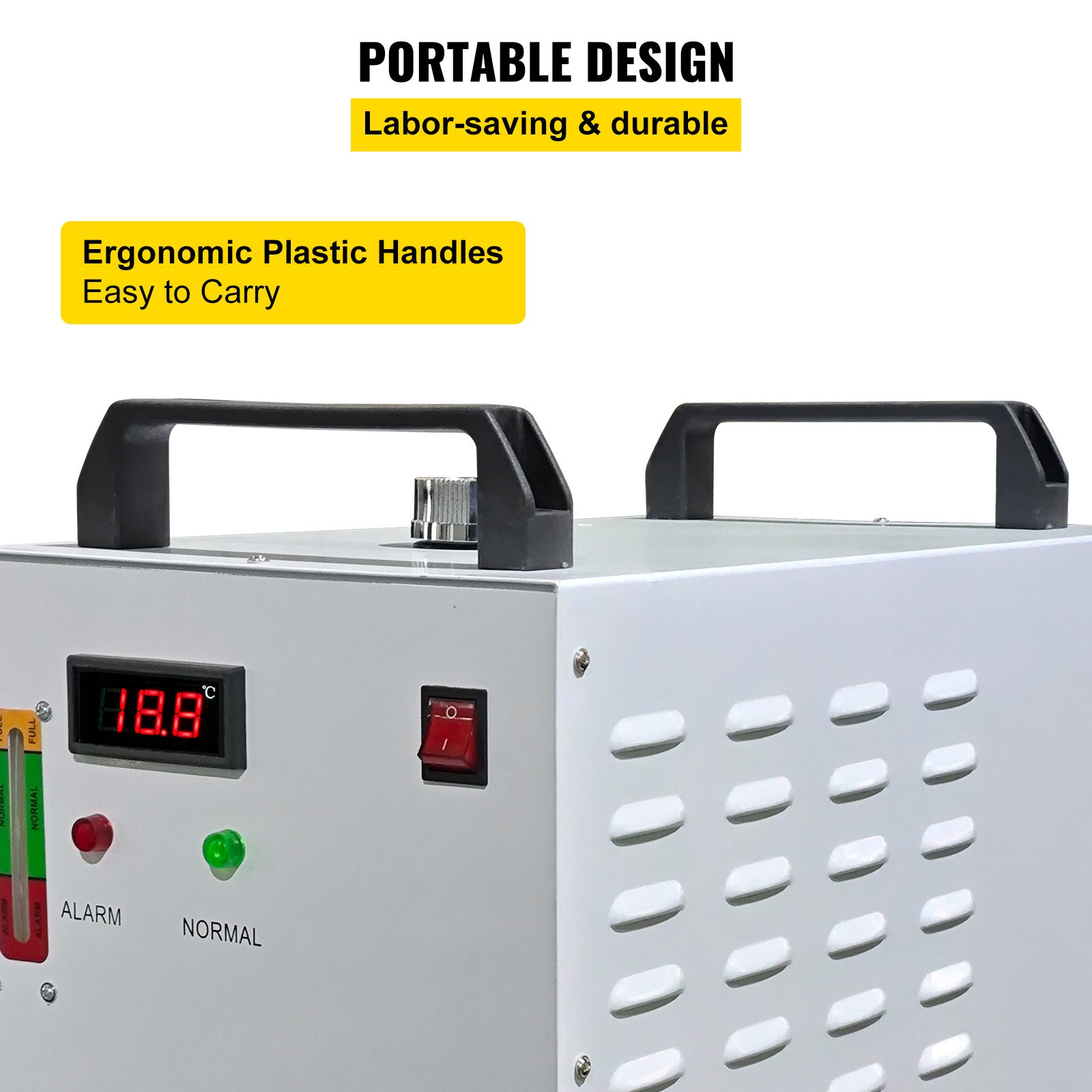 Cloudray - Enfriador De Agua Industrial De CO2 De 6 Litros De Capacidad