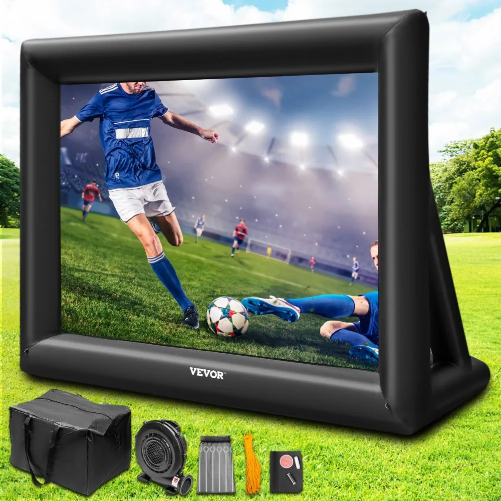 VEVOR Pantalla de cine inflable Pantalla de proyector inflable de 20 ...