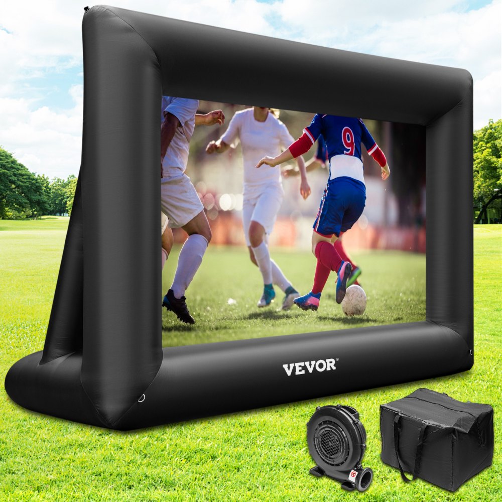 VEVOR Pantalla de cine inflable Pantalla de proyector inflable de 24 ...
