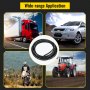 VEVOR Hydraulic Hose 50 Feet Rubber Hydraulic Hoses with 2 High-Tensile Steel Wire Braid, Inner Diameter 1/2 Inch, 5000 PSI Max, Bulk Hydraulic Hose -40 °F to 250 °F, Hydraulic Oil Flexible Hose